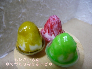 かき氷3種